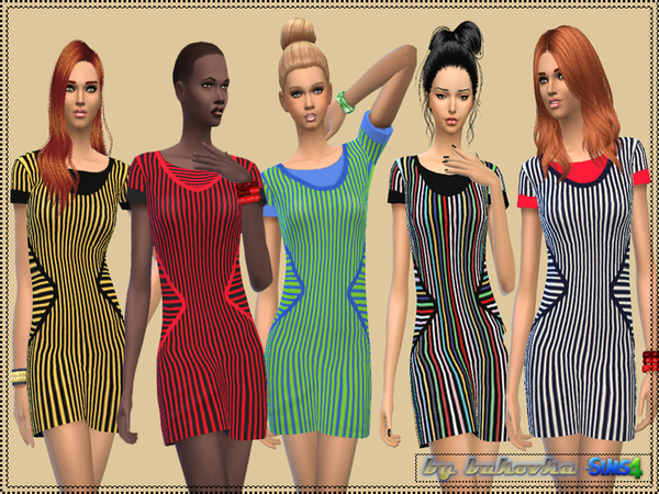  The Sims Resource: Dress Strips by bukovka