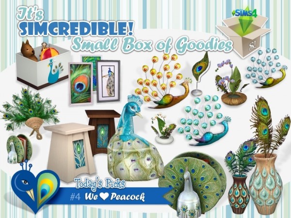  The Sims Resource: We love peacock box by SImcredible
