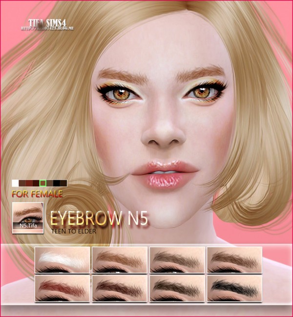 Tifa Sims: Eyebrow N5