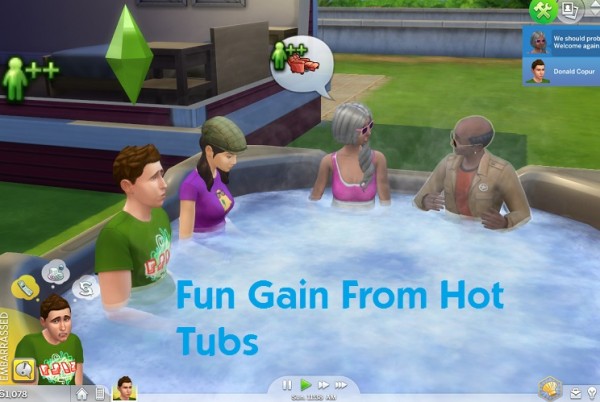  Mod The Sims: Fun Gain From Hot Tubs by simmythesim