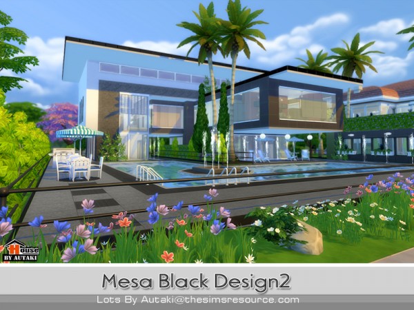  The Sims Resource: Mesa Black Design 2 by Autaki