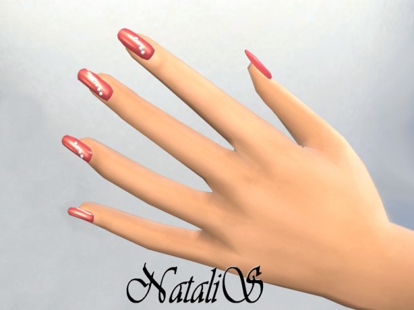  The Sims Resource: Nails with crystals by NataliS