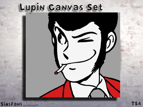  Sims Fans: Lupin Canvas Set by Melinda