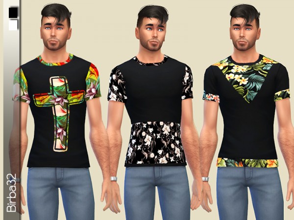  The Sims Resource: Tropical Flowers for Man
