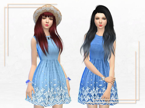  The Sims Resource: Summer Dress by Sakura Phan