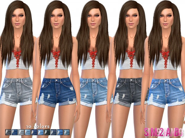  The Sims Resource: 52   Denim shorts by SIms2fanbg