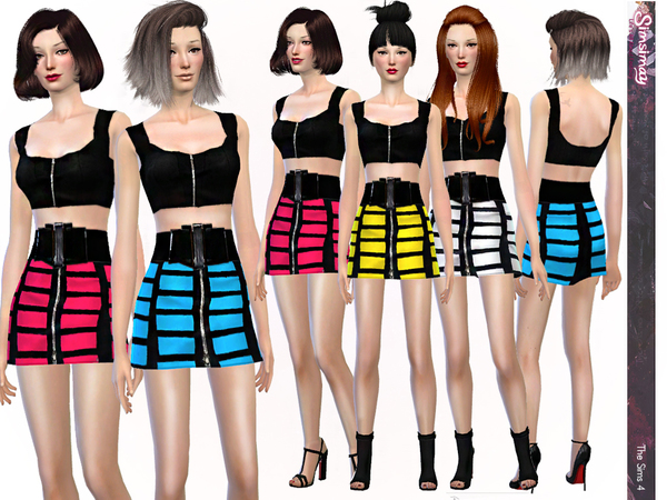  The Sims Resource: Line me Up Outfit by Simsimay