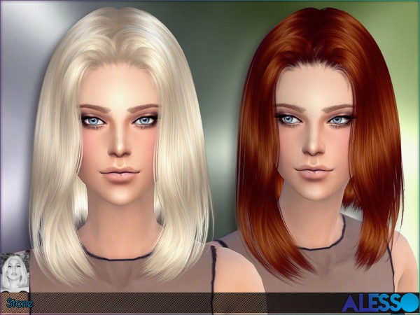  The Sims Resource: Alesso   Stone Hair