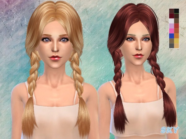  The Sims Resource: Skysims hair k129