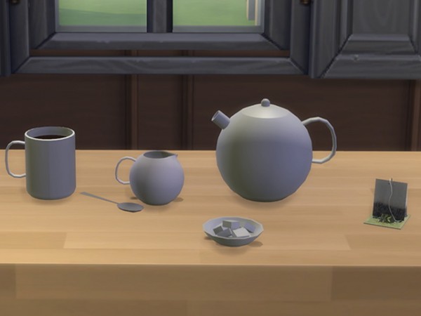  Sims Fans: Tea set includes 6 pieces by Kresten22