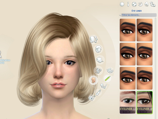  The Sims Resource: Eyeliner 02 by S Club
