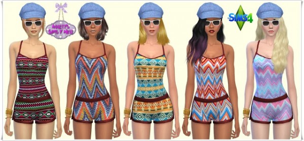  Annett`s Sims 4 Welt: Bikini Set Aztec