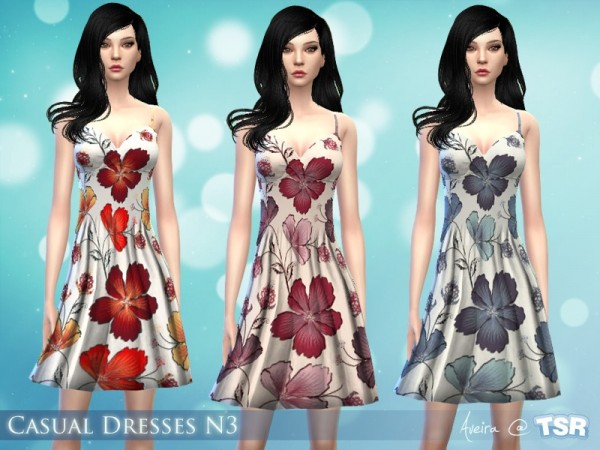  The Sims Resource: Casual Dresses N3 by Aveira