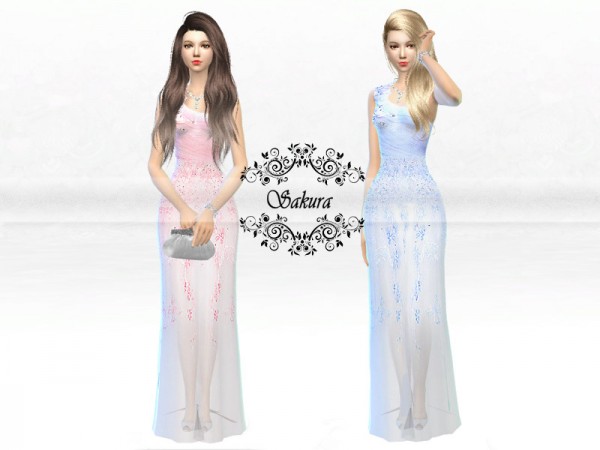  The Sims Resource: Bridesmaid Dresses by Sakura Phan