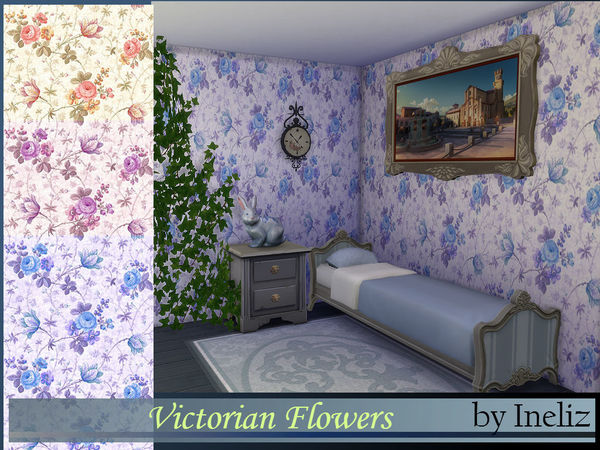  The Sims Resource: Victorian Flowers by Ineliz