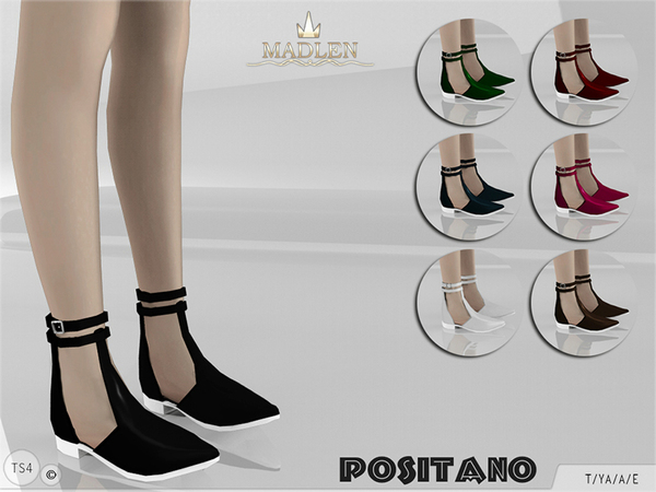  The Sims Resource: Madlen Positano Sandals by MJ95