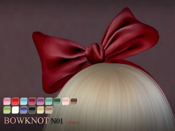The Sims Resource Bowknot 01 By Sclub • Sims 4 Downloads