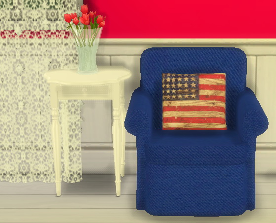  Sunshine & Roses Custom Content: Stars and Stripes Pillows
