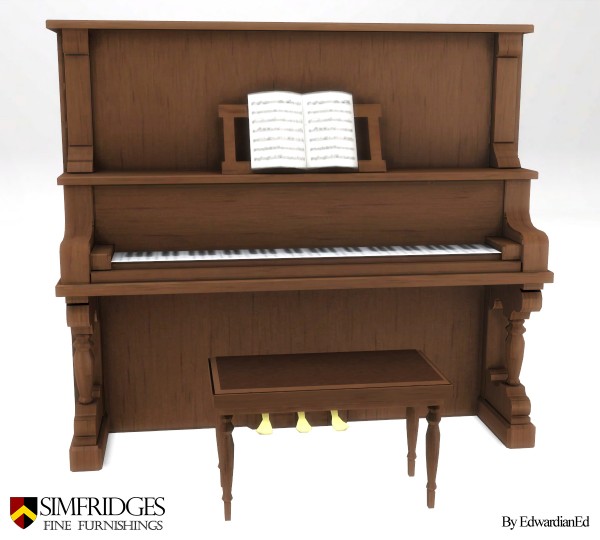  Mod The Sims: Chimeway & Daughters Saloon Piano by edwardianed