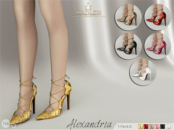  The Sims Resource: Madlen Alexandria Shoes by MJ95