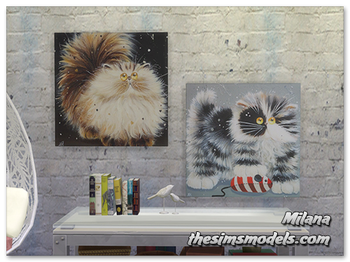  The Sims Models: Paintings  by Milana