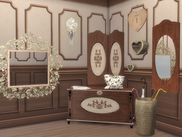  The Sims Resource: Beige Hallway by Flovv