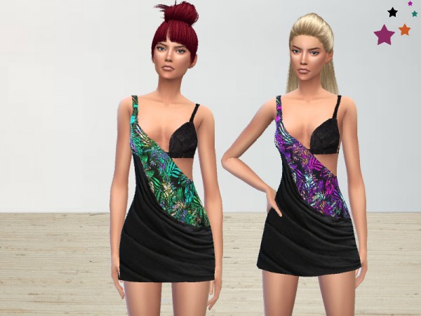  The Sims Resource: Tropical Dress by Puresim
