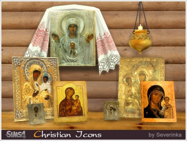  Sims by Severinka: Christian icons