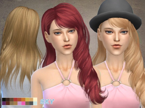  The Sims Resource: Skysims hair ili267