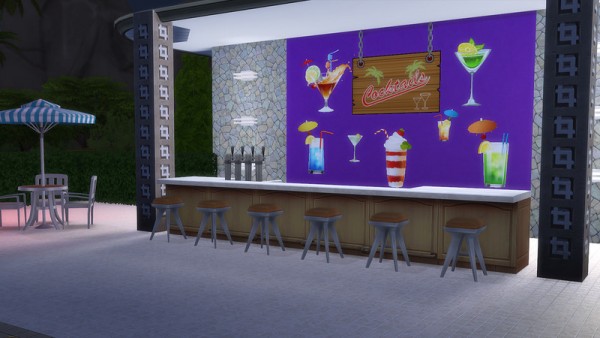  Ihelen Sims: Cocktail Stickers