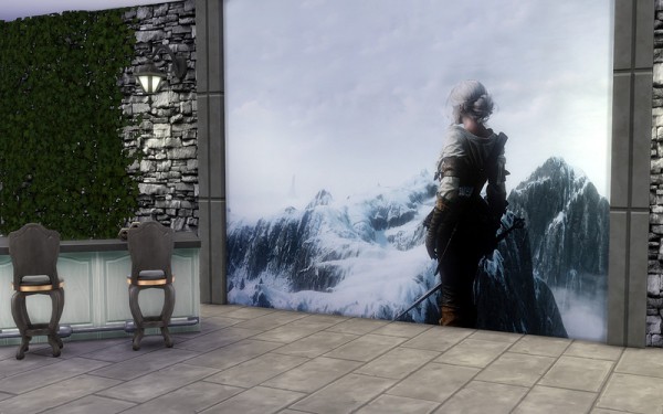  Ihelen Sims: Mural The Witcher by ihelen