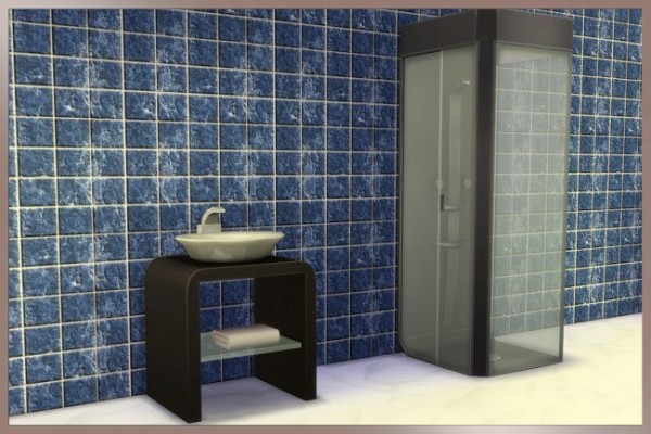  Blackys Sims 4 Zoo: Wall tiles Thilou by Cappu