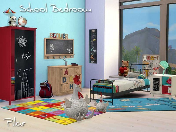 SimControl: School Bedroom by Pilar