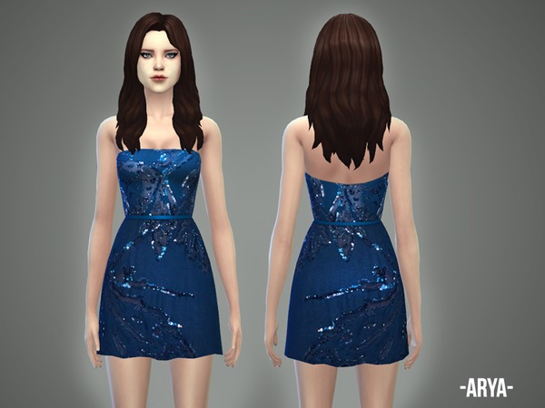  The Sims Resource: Arya   dress by April
