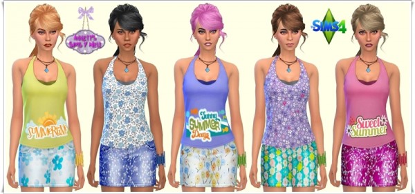  Annett`s Sims 4 Welt: Jeans Skirts & Tops Summer