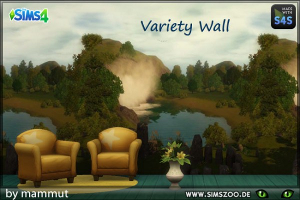  Blackys Sims 4 Zoo: Erandil variety wall