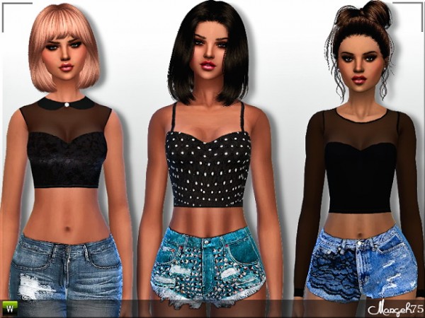  Sims 3 Addictions: Various Tops 2 by Margies Sims