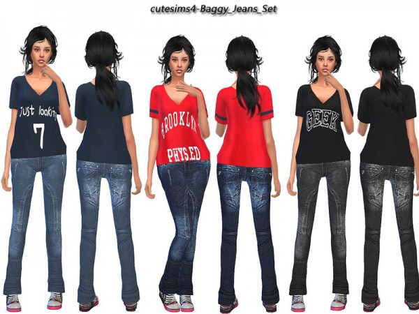  The Sims Resource: Casual Sporty Outfit by Sweetsims4