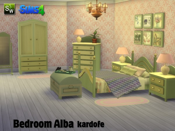  The Sims Resource: Bedroom Alba by kardofe