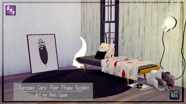  The Stories Sims Tell: Puresims’ Curio Floor Frame Recolors