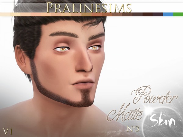  The Sims Resource: Powder Matte Skin by PralineSims