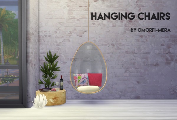 Peach and her Pan: Hanging Chairs
