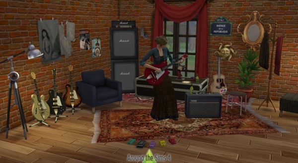  Around The Sims 4: Guitar Players Delight