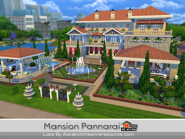  The Sims Resource: Mansion Pannarai by Autaki