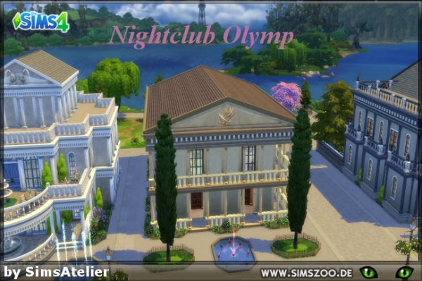  Blackys Sims 4 Zoo: Nightclub Olymp by SimsAtelier