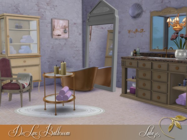  The Sims Resource: DeLux Bathroom by Lulu265