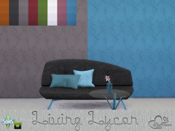  The Sims Resource: Lycon Wall Set by BuffSumm
