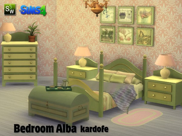  The Sims Resource: Bedroom Alba by kardofe