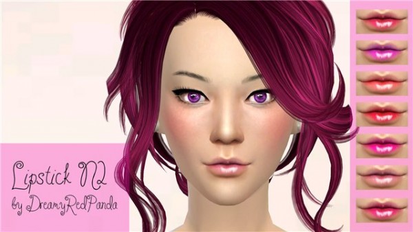  The Sims Models: Lipstick by DreamyRedPanda