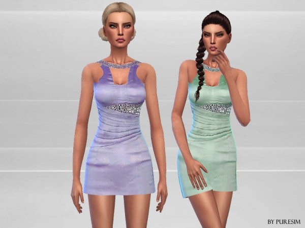  The Sims Resource: Wedding Guest Dress by Puresim